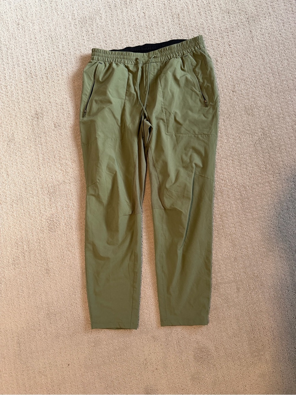 LuLuLemon Men's Olive Green Casual Drawstring Pants